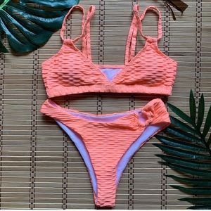Bright Peach Bikini *NWOT*